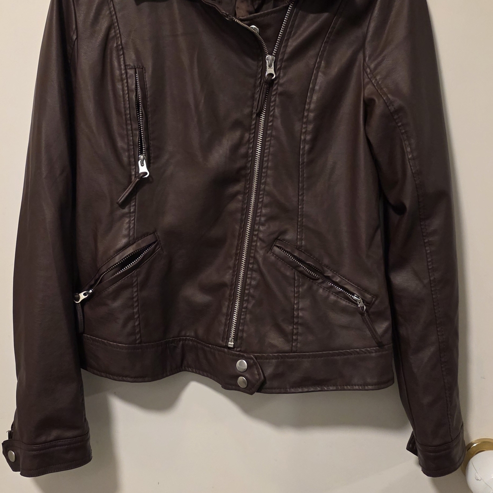 New Look Brown Leather Jacket